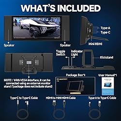 Maxfree L1 12.1" Portable Touch Screen Monitor with