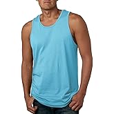 Next Level Men's Cotton Tank XS TAHITI BLUE