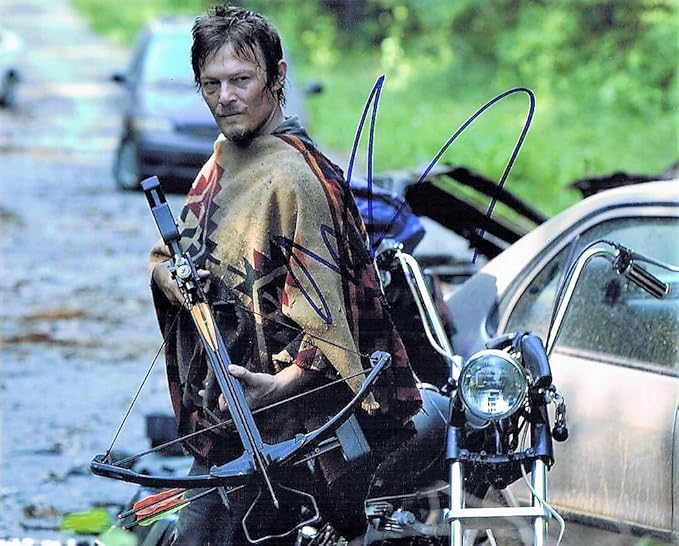 Amazon 直筆サイン ウォーキングデッド The Walking Dead Tv ノーマン リーダス As ダリル ディクソン Norman Reedus As Daryl Dixon アイドル 芸能人グッズ 通販