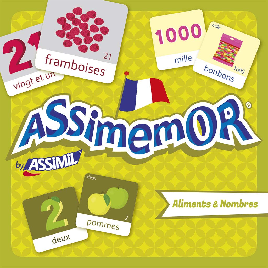 Assimemor Aliments Et Nombres Coffret Jeu De 64 Cartes Amazon Fr Deheeger Jean Sebastien Livres