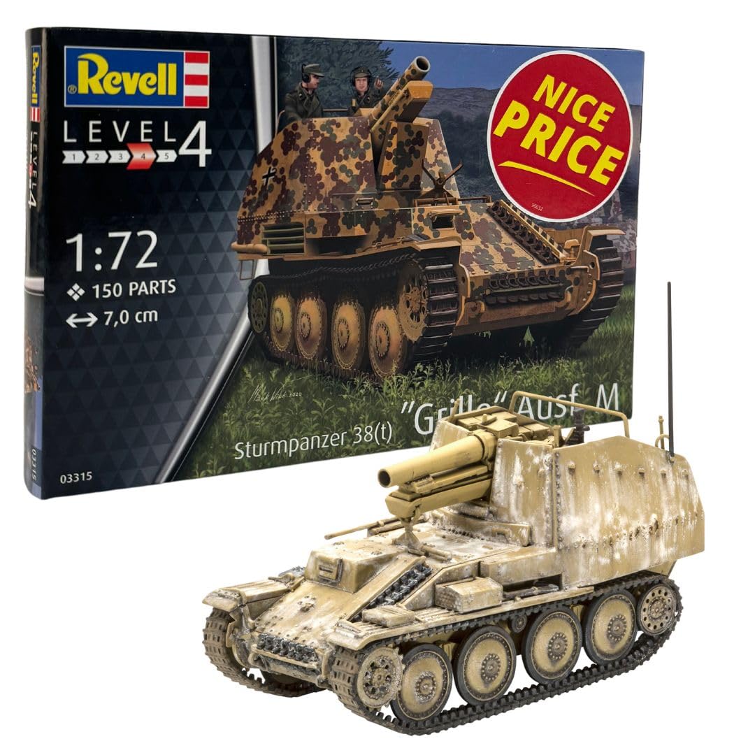 Revell 03315 Sturmpanzer 38(t) Grille Ausf. M 1:72 Scale Unbuilt/Unpainted Plastic Model Kit