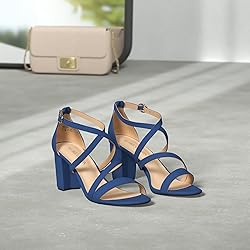 DREAM PAIRS Women’s Ankle Strap Dress Pump Low
