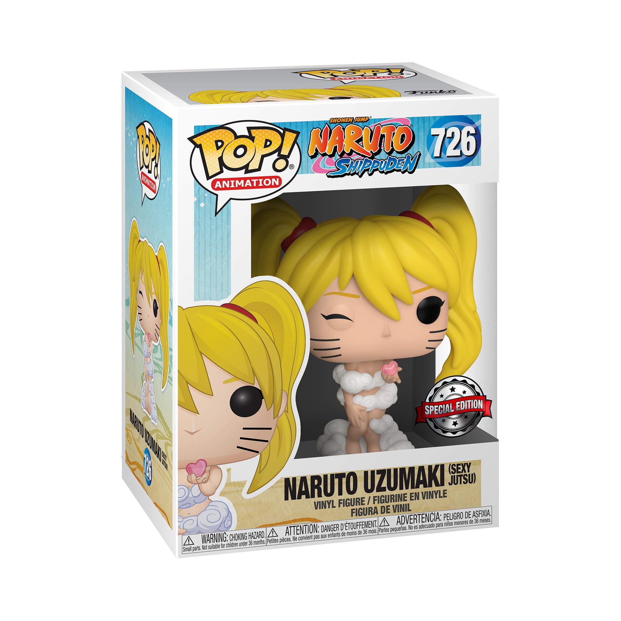 Funko Pop! Animation: Naruto - Naruto Uzumaki - (Sexy Jutsu) - Collectable Vinyl Figure - Gift Idea - Official Merchandise - Toys for Kids & Adults - Anime Fans