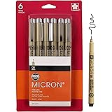 SAKURA Pigma Micron Fineliner Pens - Archival Black Ink Pens - Pens for Writing, Drawing, or Journaling - Black Ink - 003 Poi