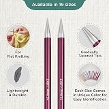 KnitPro Zing Single Pointed Needles 10" 12.00mm Aluminium view 3