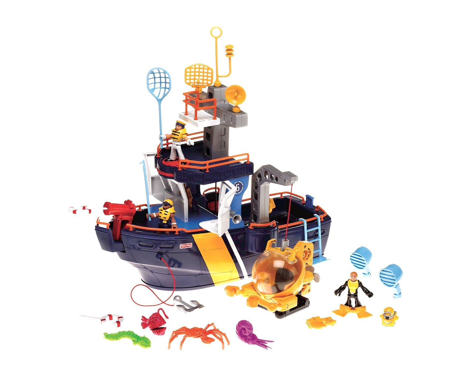 FisherPrice Imaginext Ocean Boat Amazon.co.uk Toys & Games