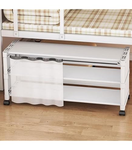 Underbed Storage FKUO 2 Tier Shoe Rack Underbed Organizer Storage Rack ...