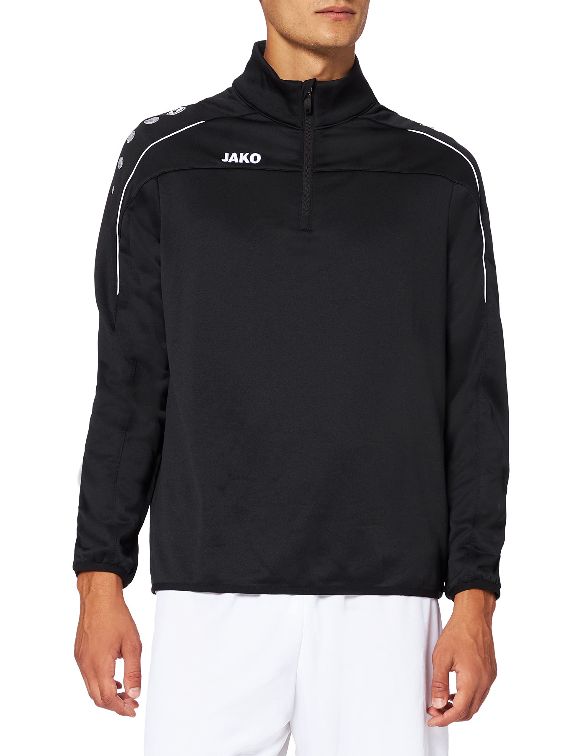Jako Men's Ziptop, Size L, Black