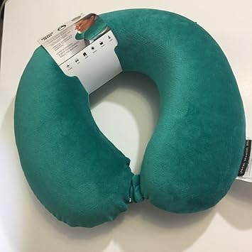 Amazon Com Sharper Image Memory Foam Travel Pillow Green Shipt