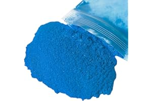 FOUNABOB Mica Powder 0.35OZ/10G Dark Blue Pigment for Epoxy Resin Candle Soap Dye Makeup