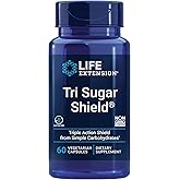 Life Extension Tri Sugar Shield®, Sorghum bran, White Mulberry, phloridzin Apple polyphenol, Three Botanical extracts Promote Healthy Glucose Metabolism, Gluten-Free, Non-GMO, Vegetarian, 60 Capsules