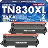 TN830XL TN830 TN 830XL 830 Toner for Brother Printer DCP-L2640DW HL-L2460DW | Compatible for Brother TN830 XL/V/R 830 XL TN-830XL MFC-L2820DW HL-L2405W HL-L2400D HL-L2480DW Cartridge Black High Yield
