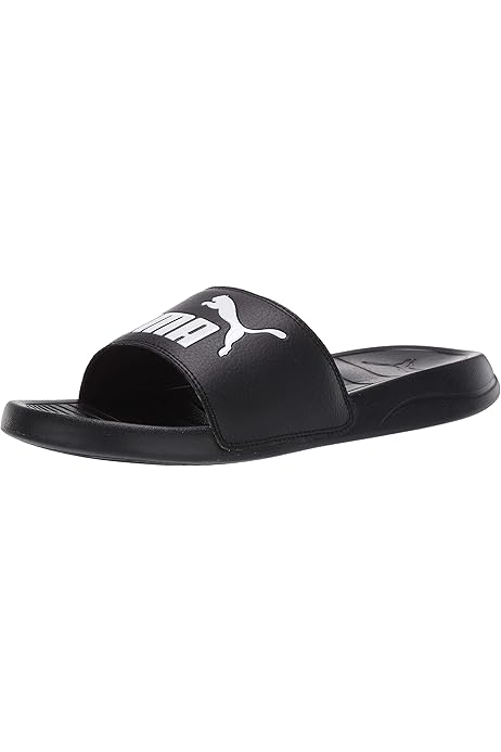 puma popcat slides leopard