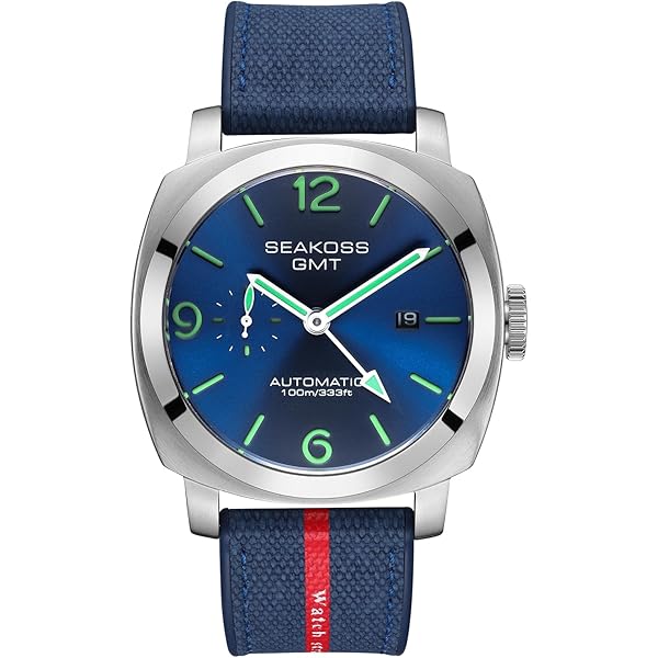 seakoss GMT 腕時計 ブルー 45mm オマージュ seakoss GMT 腕時計 ブルー 45mm オマージュ seakoss GMT 腕時計
