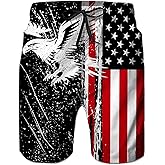 westwolf Mens Swim Trunks Quick Dry Beach Board Shorts with Pockets Mesh Lining Bathing Suits