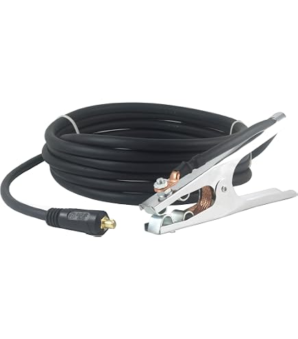 thumbnail image 2 of 300 Amp Electrode Holder Welding Lead Dinse 35-70 Connector #1 Cable (50 FEET) E 2 of 13