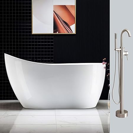 Woodbridge 54 Acrylic Freestanding Bathtub Contemporary Soaking
