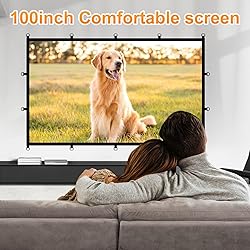 100Inch Projector Screen, Outdoor Projector