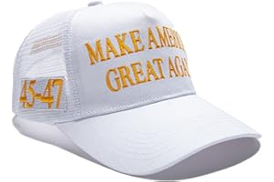 YUN MENG LAKES Donald Trump Hat 2024 MAGA Hat Make America Great Again Hat Mesh-Back Baseball Trump Merchandise