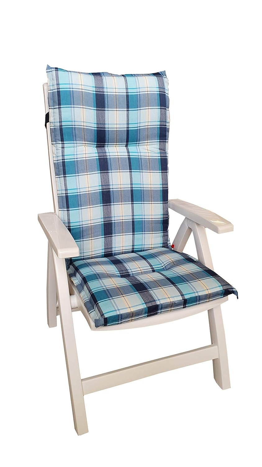 Kettler Roma Folding Chair with Cushion White Amazon.co.uk Garden