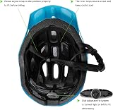 Exclusky Mountain Bike Helmet Adult Lightweight Breathable Gradient Blue view 4