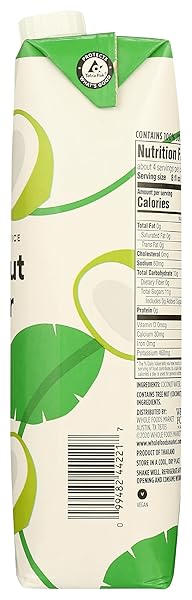 365 BY WHOLE FOODS MARKET, COCONUT WATER, 33.8 FL OZ