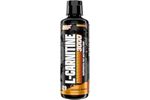 Nutrex Research Liquid Carnitine 3000 | Premium Liquid Carnitine, Fat Loss Support | Orange Mango |16 Fl Oz