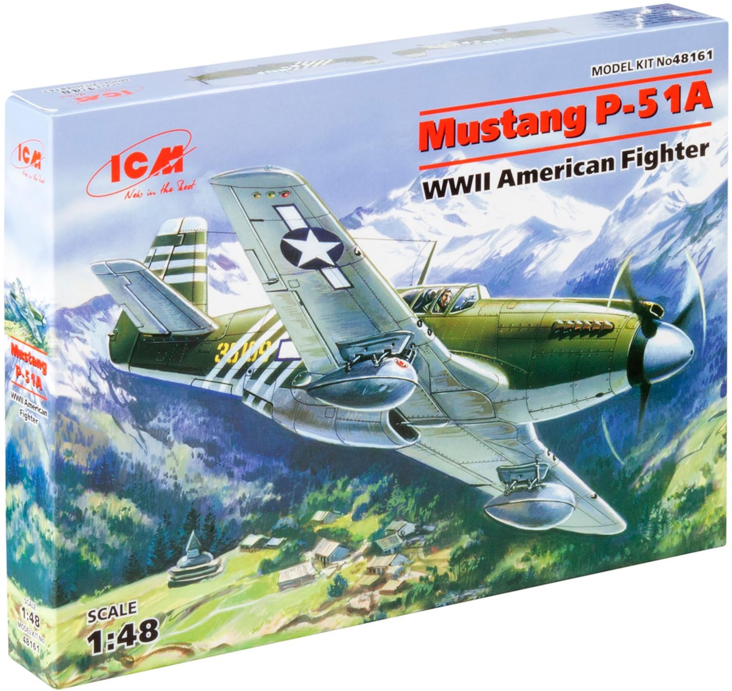 ICM 1:48 - Mustang P-51A WWII American Fighter