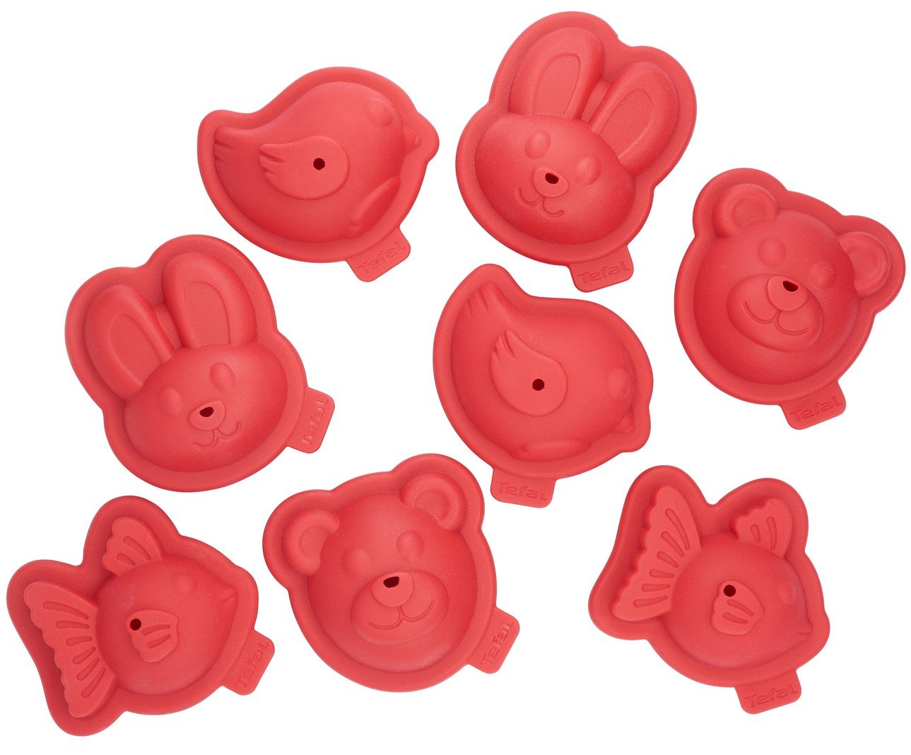 Tefal Proflex j409s814 Cute 8 Pin Kit 3D Animals Red