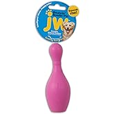 JW Pet Bouncin' Bowlin Pin Dog Toy, Large (Assorted Colors)