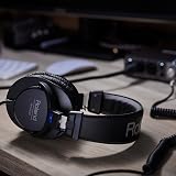 Roland RH-200 Stereo Monitor Headphones Black Closed Dynamic 3.4m Cable view 2