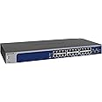 NETGEAR 24-Port 10G/Multi-Gigabit Easy Smart Managed Switch (XS724EM) - Managed, with 2 x 10G SFP+, Desktop or Rackmount, and Limited Lifetime Protection