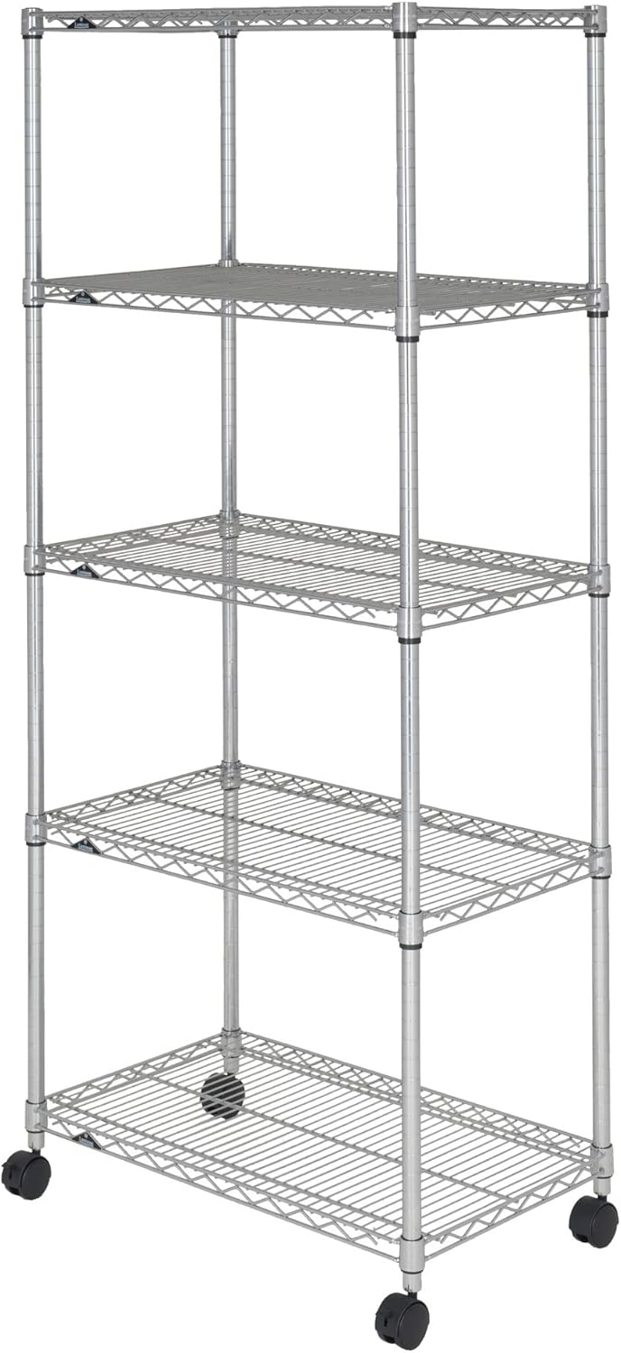 Amazon ドウシシャ Doshisha ルミナス レギュラーシリーズ ポール径25mm フリーラック 5段 幅76 奥行46 高さ179 5cm Nlh7618 5 メタルラック本体 オンライン通販