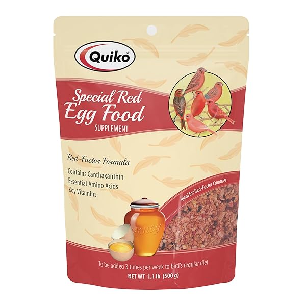 QUIKO SPECIAL RED EGG FOOD SUPPLEMENT, RED-FACTOR FORMULA...