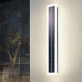 ANKBOY Solar Wall Lights Outdoor Waterproof LED 40CM Long Wall Lighting Fixture Mounted Acrylic Lampshade Dusk to Dawn 8W Wall Mount Light IP65 Wall Lamps for Porch Patio Front Door Entryway
