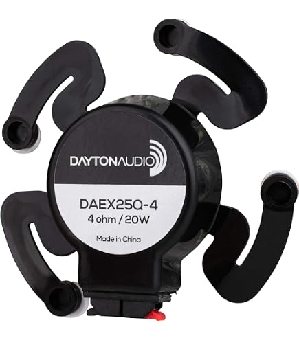 Dayton Audio DAEX25TP-4 Eccitatore 25mm 20W 4 Ohm – Treppiede Per Superfici
