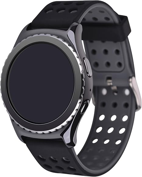 Greatfine Reloj Smart Watch 22mm Silicona Banda de Reloj de la ...