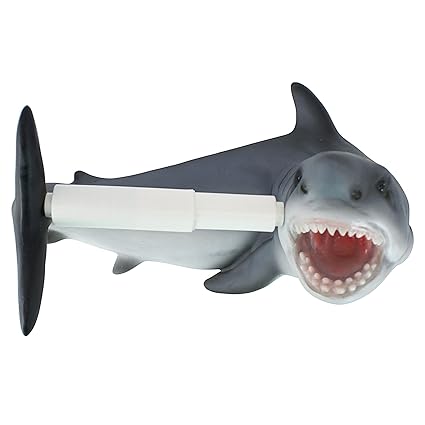 Shark toilet paper holder