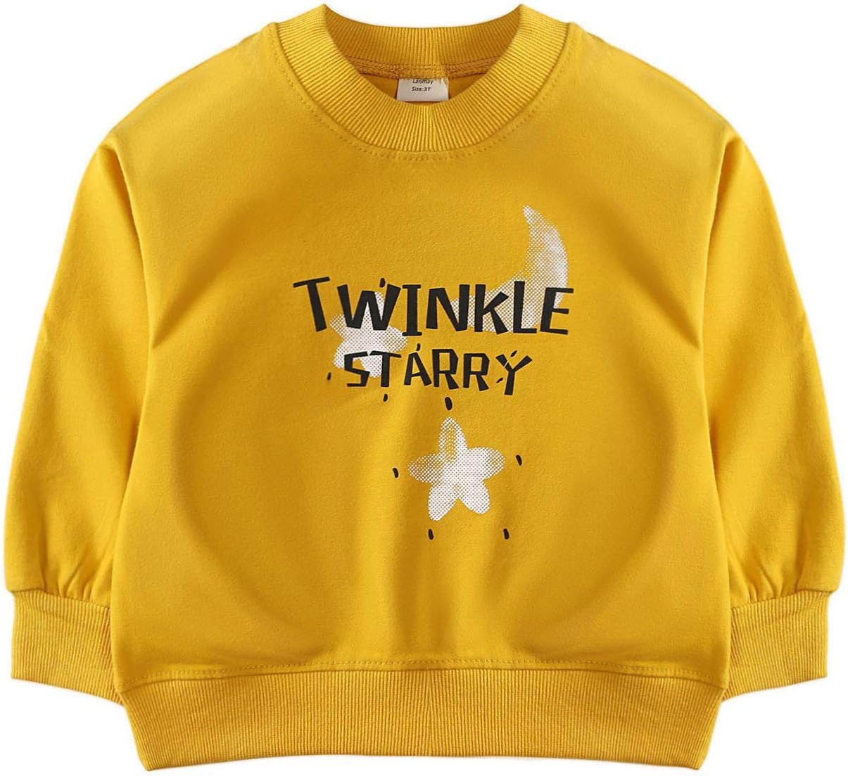 Toddlers Boys Girls Sweatshirt Star Print Long Sleeve Pullover Cute T Shirt