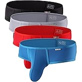 WINDAY Men's Briefs Low Rise Bikini Briefs Soft Moisture Wicking Underwear