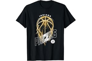 NBA Indiana Pacers Lightning Bolt Basketball Logo T-Shirt