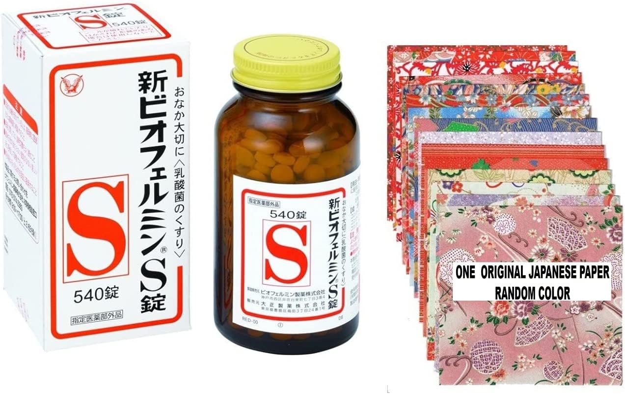 new biofermin 540 tablets with original japanese paper