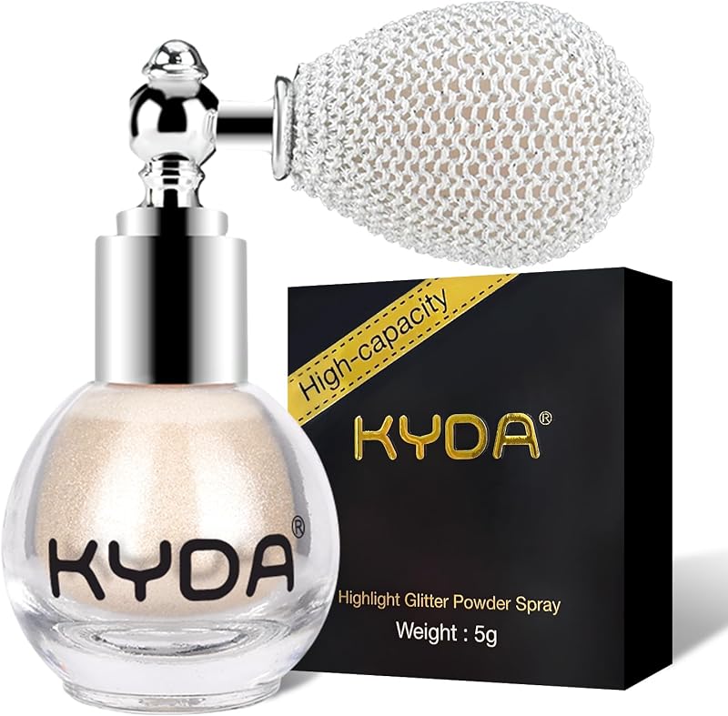 KYDA Ownest Glitter Powder Spray Highlighter Shimmer Sparkle Makeup Face Body