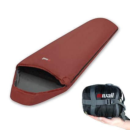 Mivall Patrol Lava Mumienschlafsack, leicht, Ultraleicht, kleines Packmaß, Hüttenschlafsack für Sommer
