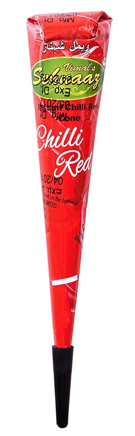 buy vimal s sehnaaz instant chilli red golecha henna mehandi cone 28 gm 12 piece per pack online at low prices in india amazon in buy vimal s sehnaaz instant chilli red