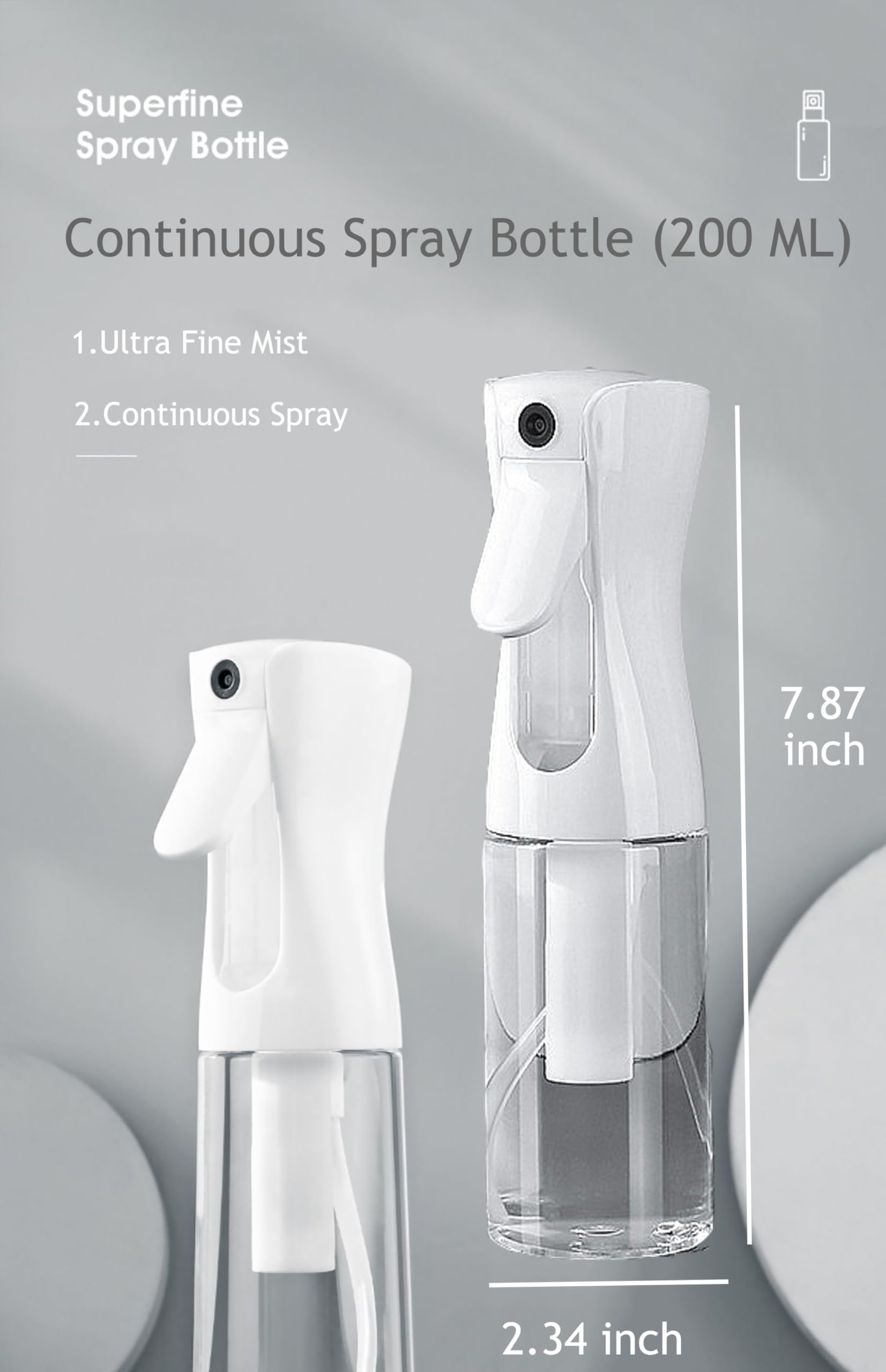 Hair Applicator Bottle-Root Comb Applicator Bottle and Continuous Spray Bottle, Hair Spray Bottle and Oil Applicator for Hair (Purple)