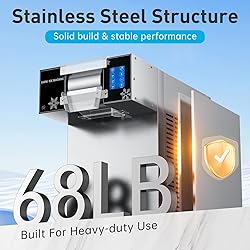 Fajiduo Snowflake Ice Machine, 440lbs/24H