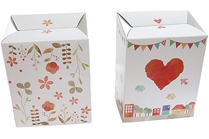 Amazon Tenku おしゃれな使い捨て サニタリーボックス 10枚入り 2柄 5