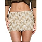 Floerns Women's Cocktail Sequin Mini Skirt Beaded Bodycon Going Out Party Summer Skirts