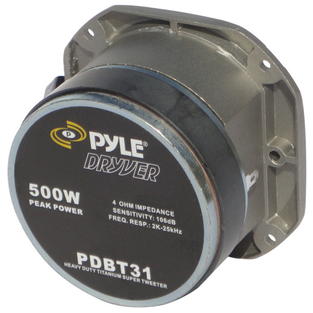 DRIVER À COMPRESSION TWEETER PYLE PDBT31 PDBT 31 250 WATT RMS ET 500